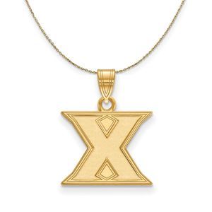 14k Yellow Gold Xavier U. Small Initial X Necklace - 22 Inch
